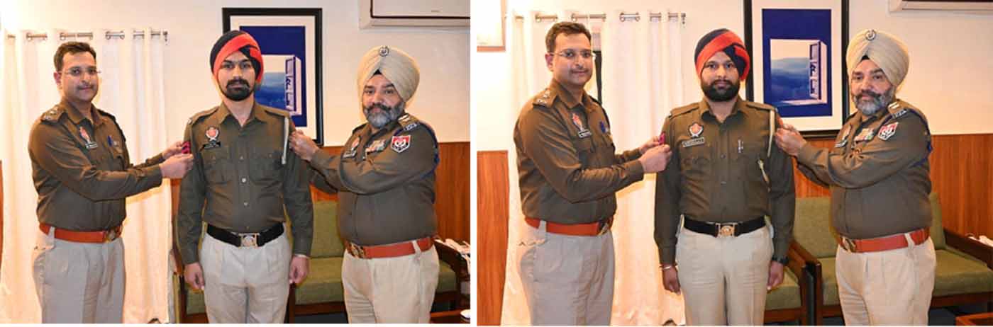 Mohali police soldiers got promotion